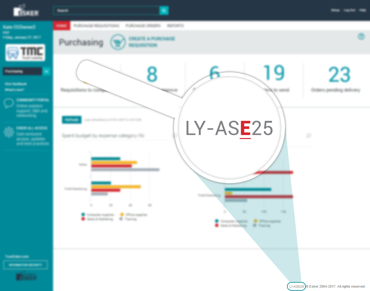 TrustEsker Esker On Demand Service Status TrustEsker Esker On Demand Service Status